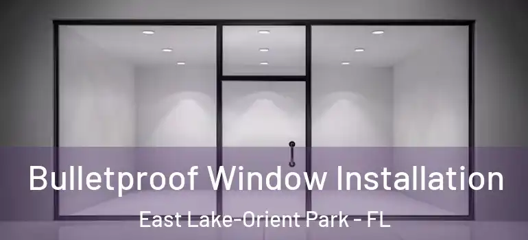  Bulletproof Window Installation East Lake-Orient Park - FL