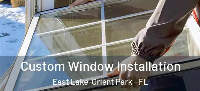  Custom Window Installation East Lake-Orient Park - FL