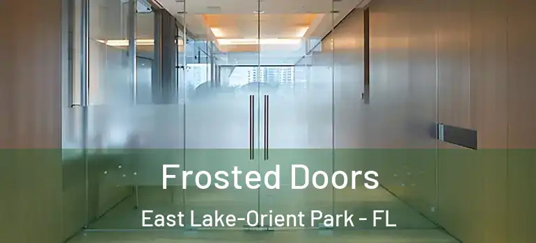  Frosted Doors East Lake-Orient Park - FL