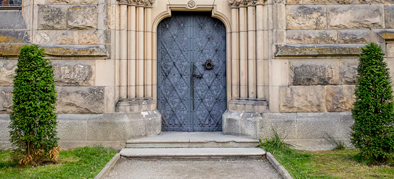 Traditional Double Front Doors in East Lake-Orient Park, FL