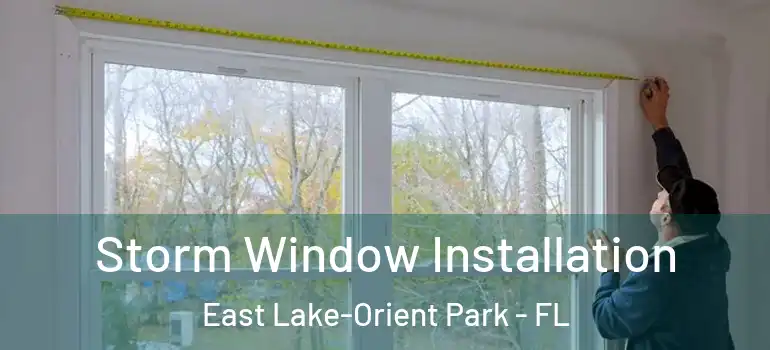  Storm Window Installation East Lake-Orient Park - FL